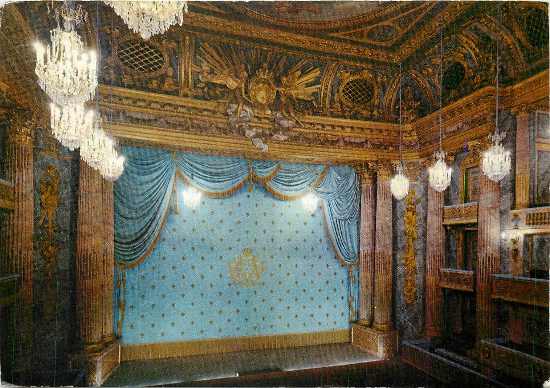 CPM Versaille L'Opera de Louis XV construit par Gabriel acheve en 1770