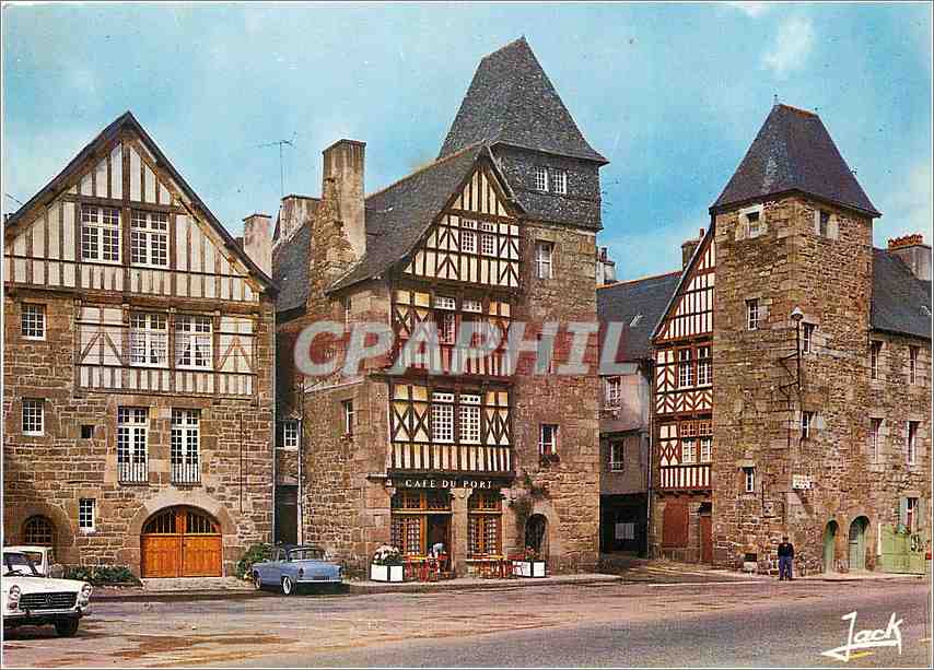 CPM Couleurs de Bretagne Trguier Vieilles maisons du Port