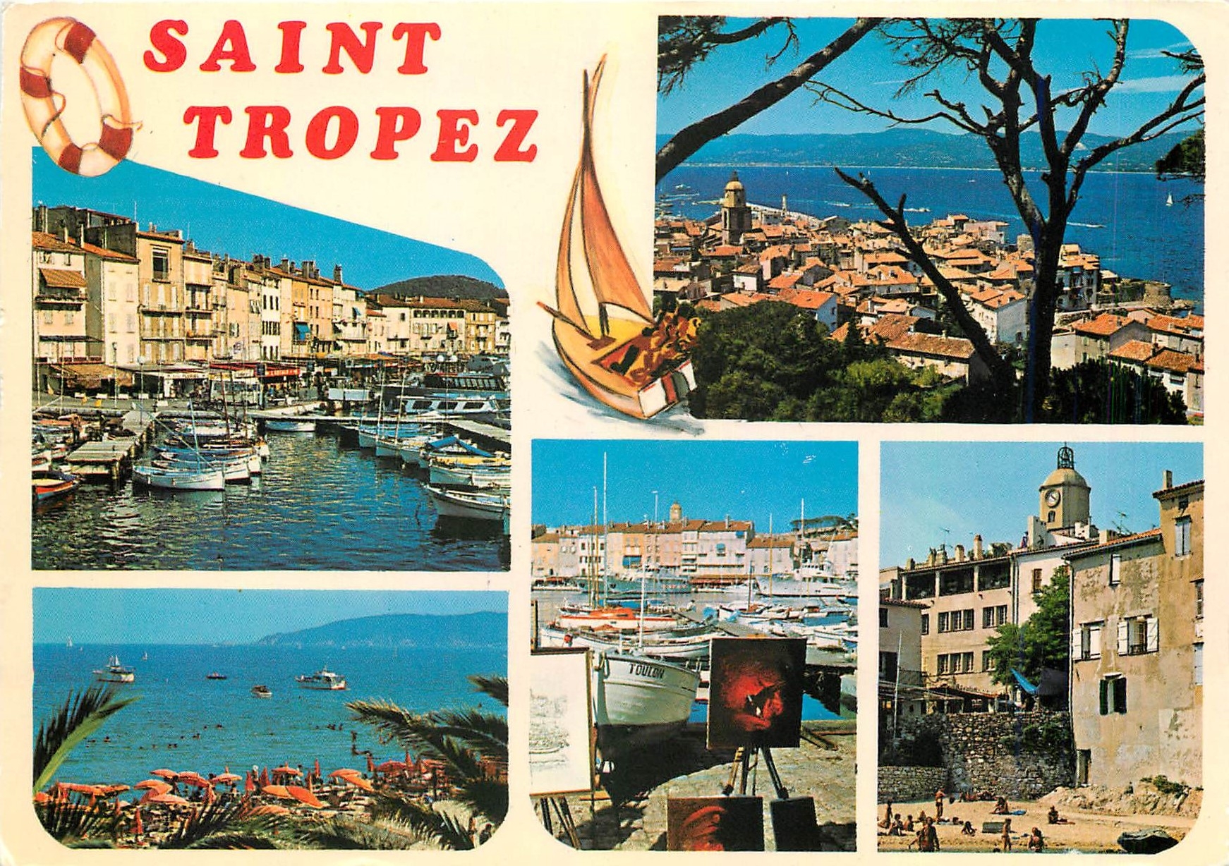 CPM La Cote d'Azur Varoise Saint Tropez