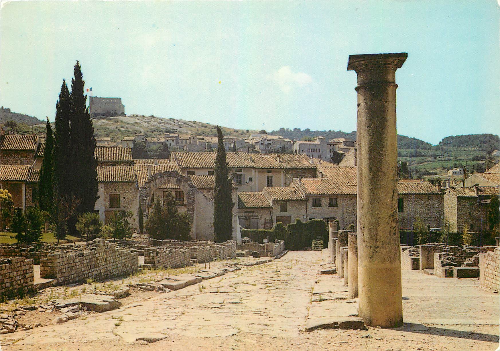 Vaison-la-Romaine — Quartier de la Villasse, ruines romaines et château — Éditions 'SL' n° 95.540