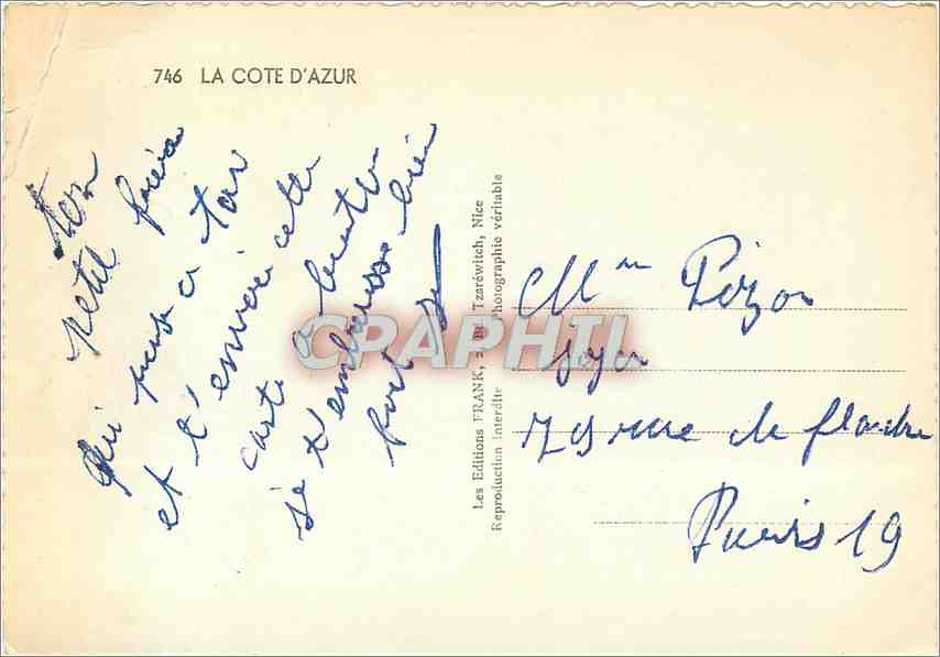 Saint-Raphaël — Souvenir de S. Raphael — Les Éditions FRANK, Nice — Reverso