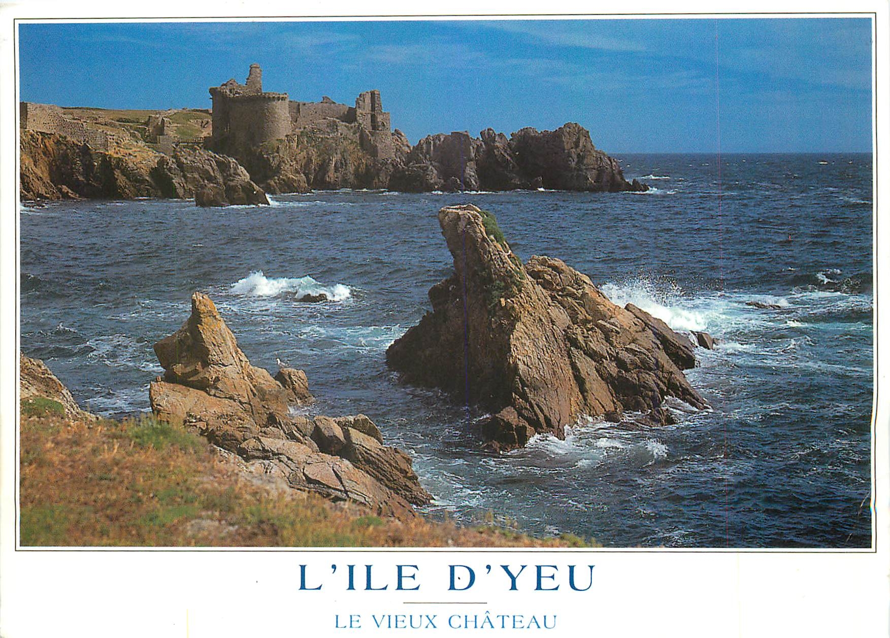 CPM Couleurs de Vendee Merveille de l'Atlantique Ile d'Yeu Le vieux chateau