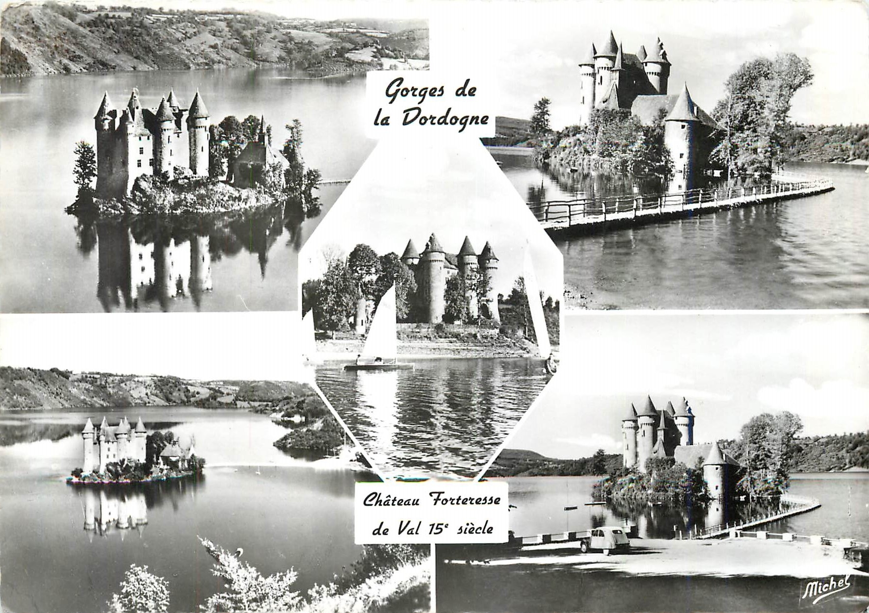 CPM Chateau Forteresse de Val 15 e s Gorges de la Dordogne