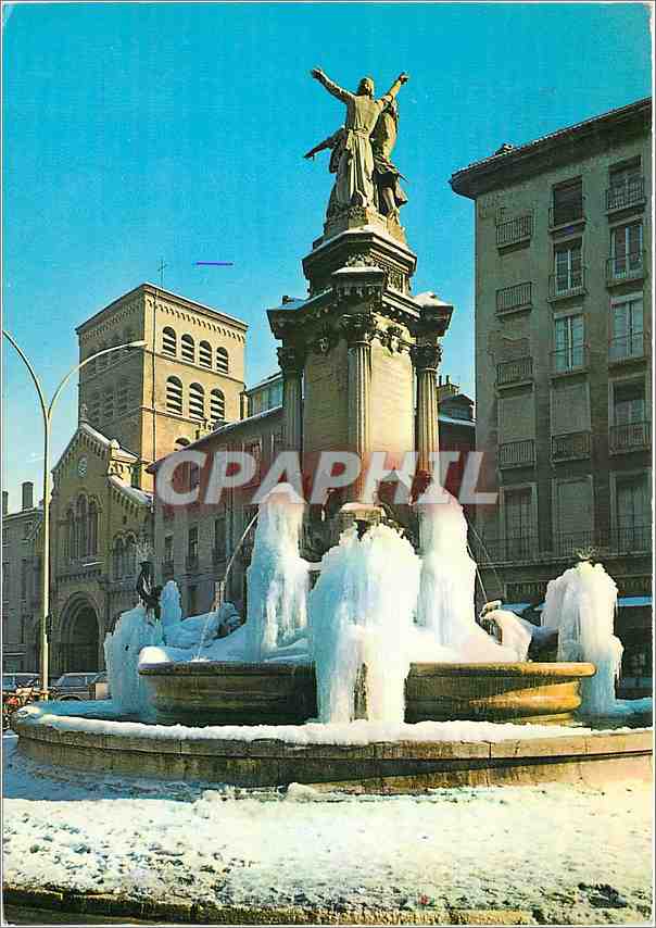 CPM Grenoble Place Notre Dame Monument des Trois Ordres et la Cathedrale