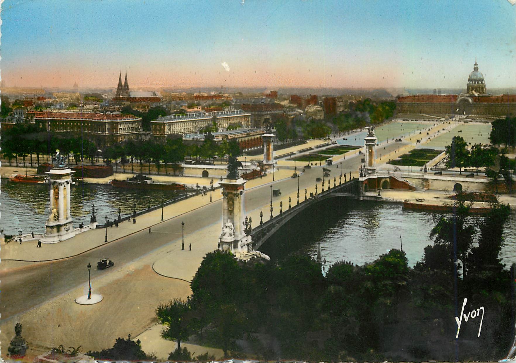 CPM Paris En Flanant Pont Alexandre III et Esplanade des invalides