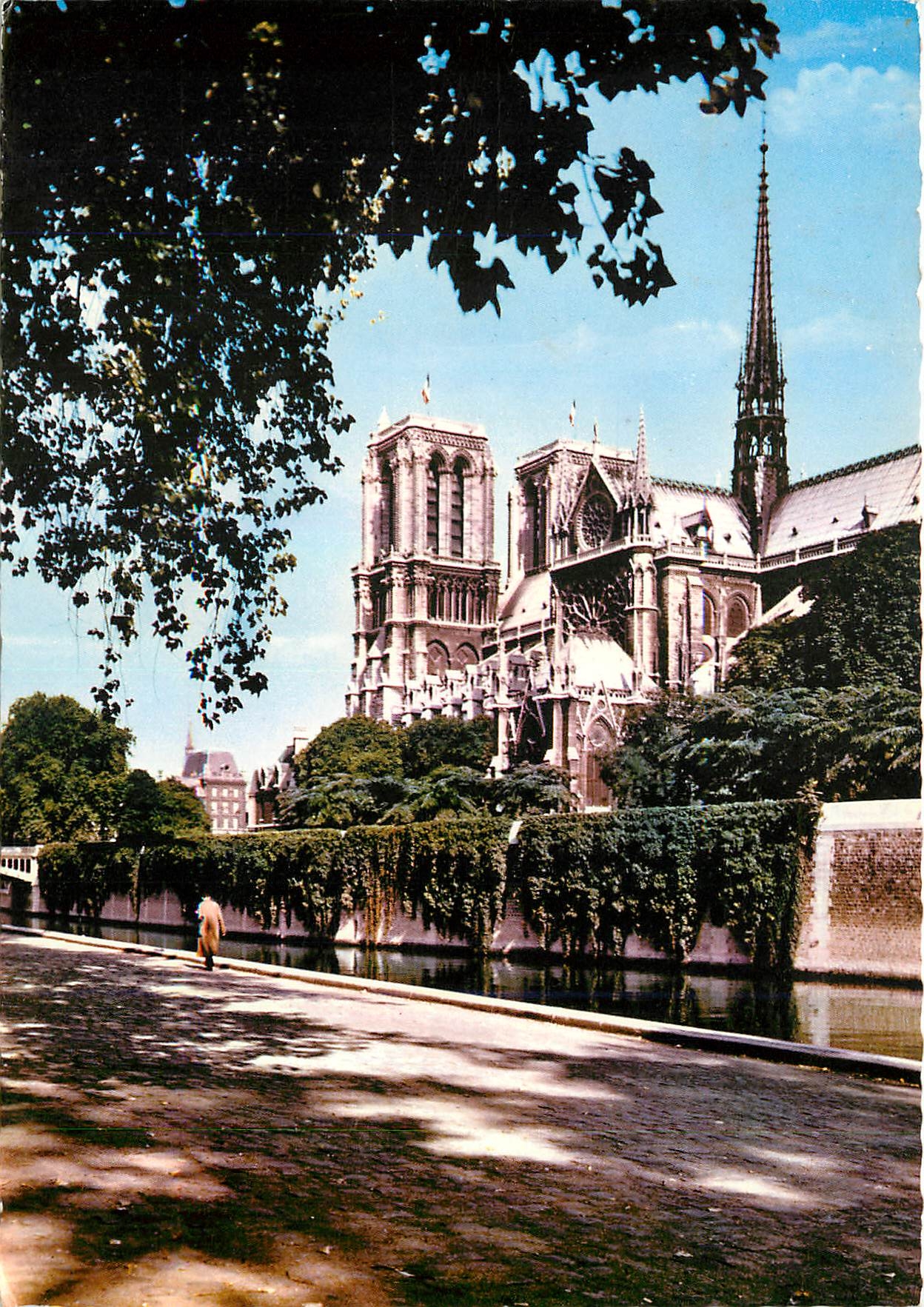 CPM Paris Les Bords de la Seine Notre Dame