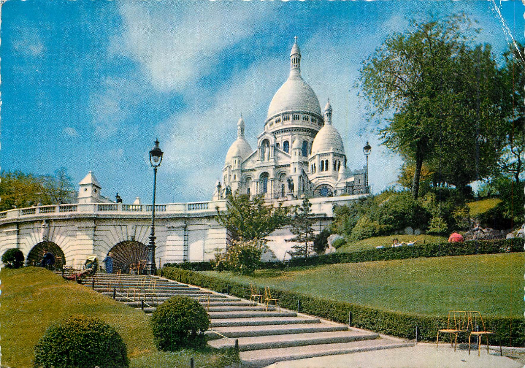 CPM Paris Le Ssacsre Coeur de Montmartre