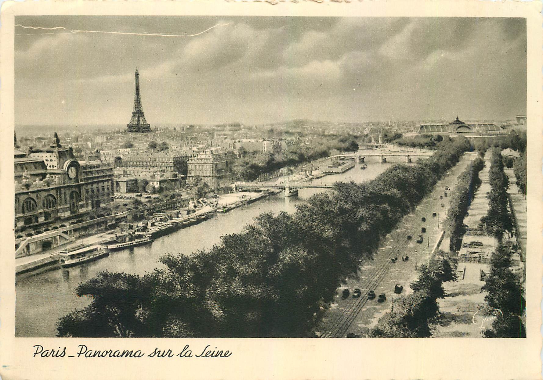 CPM Paris Panorama of the Seine