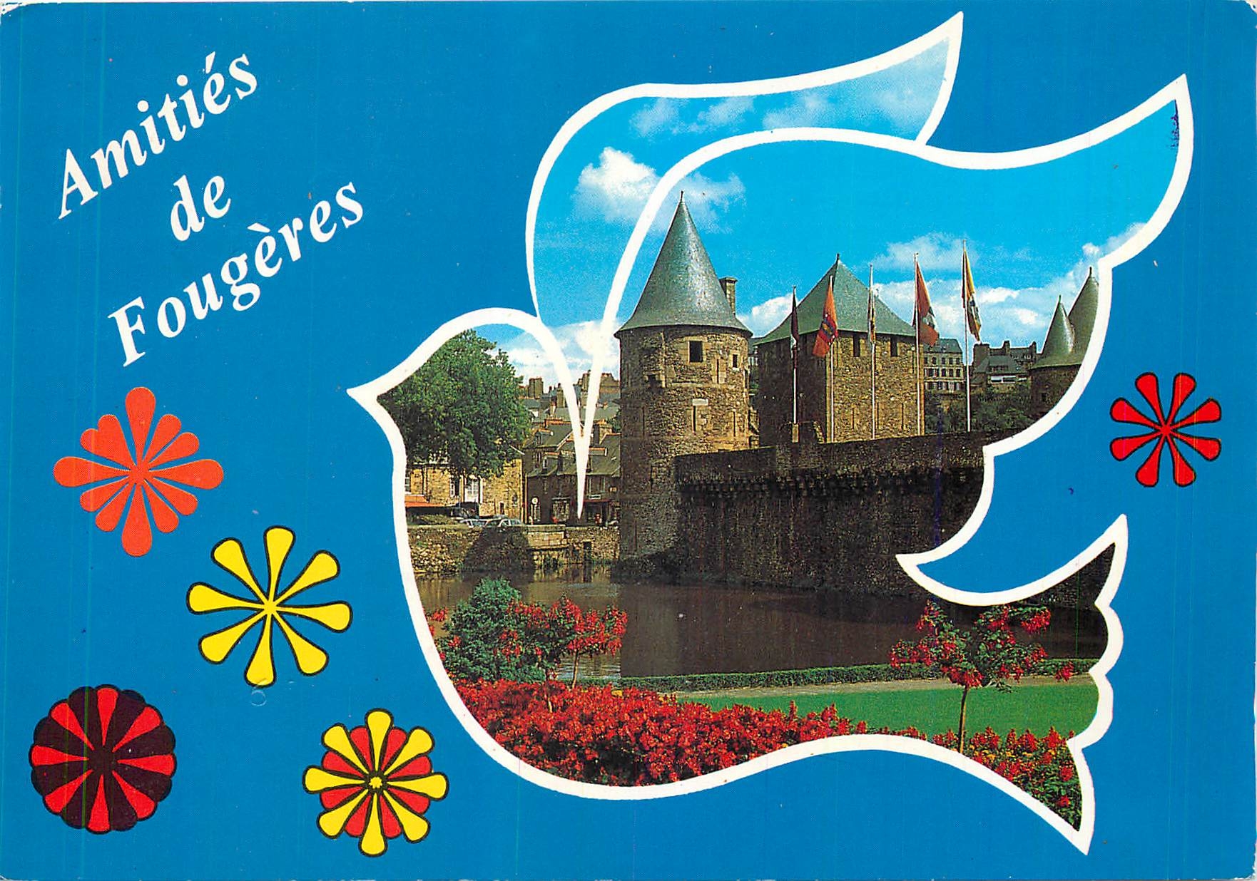Fougères — Schloss und Couarde-See — Verlag Artaud Frères, Nr. 117