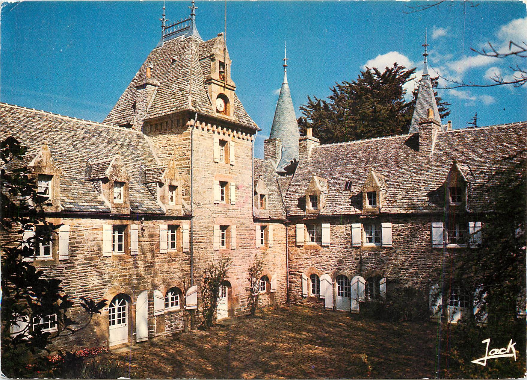 CPM Couleurs de Bretagne Ile Blanche en Locquirec le chateau