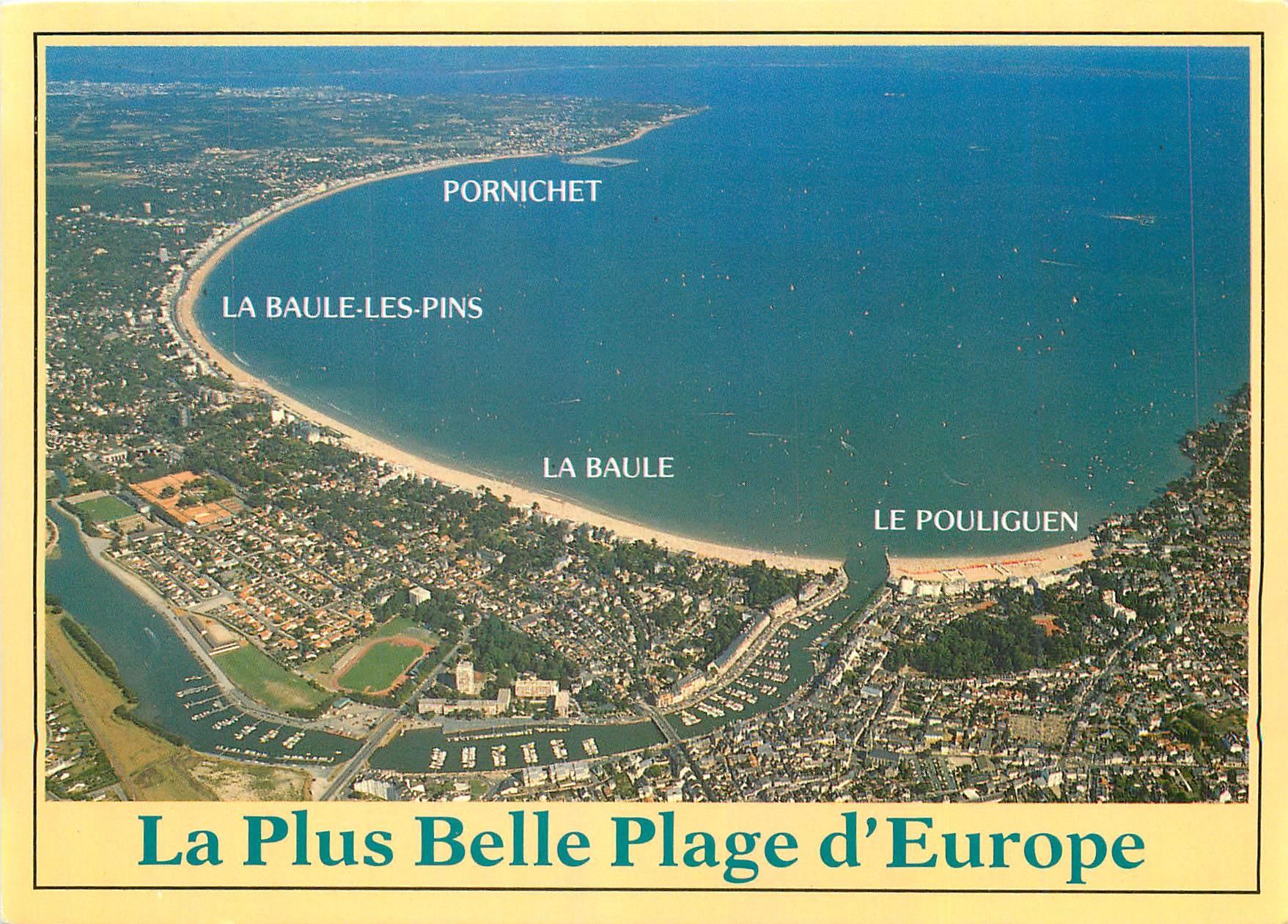 CPM Couleurs sde Bretagne La Cote d'Amour La Plus belle plage d'Europe