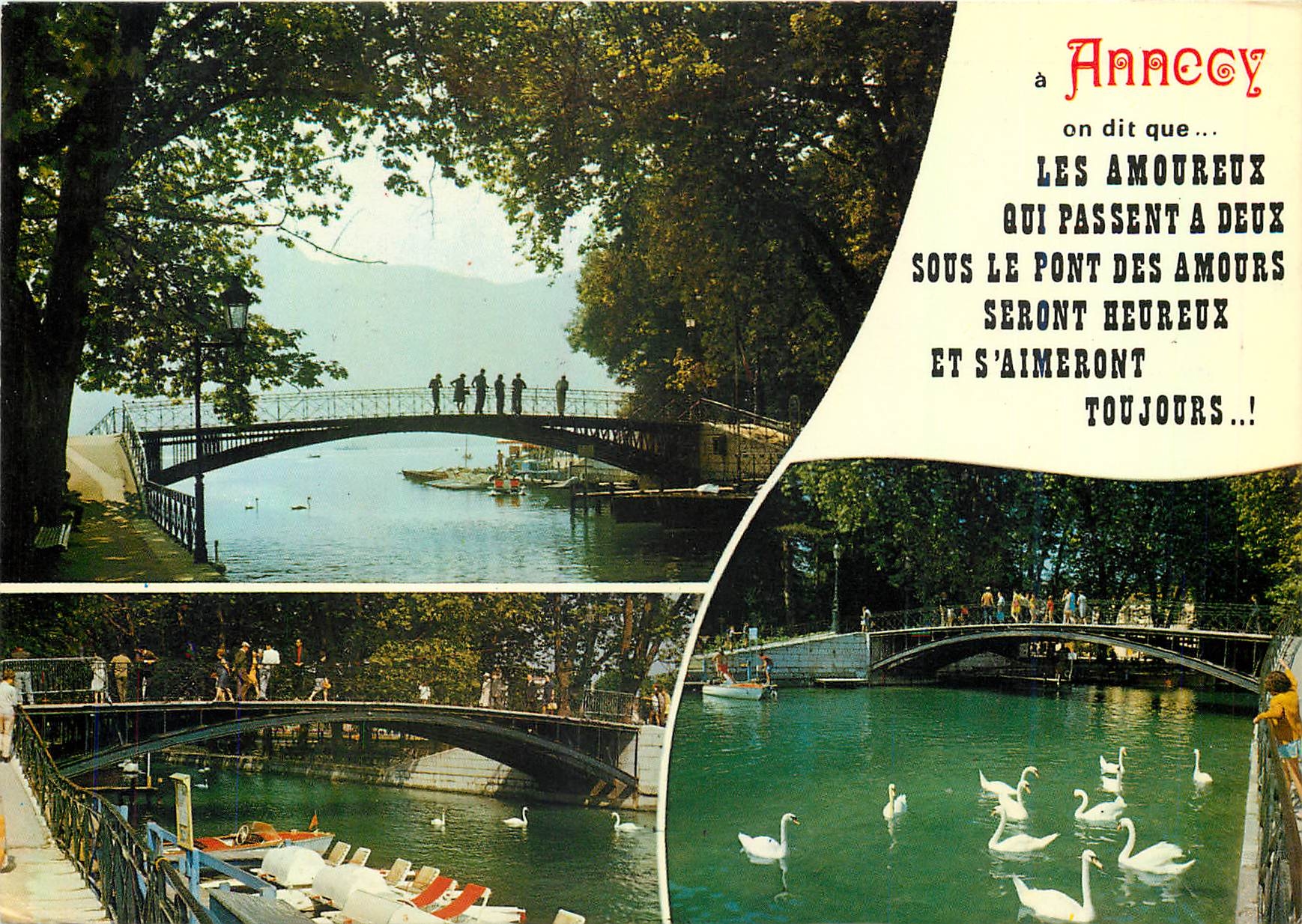 CPM Annecy (Hte Ssavoie) Le Pont des Amours