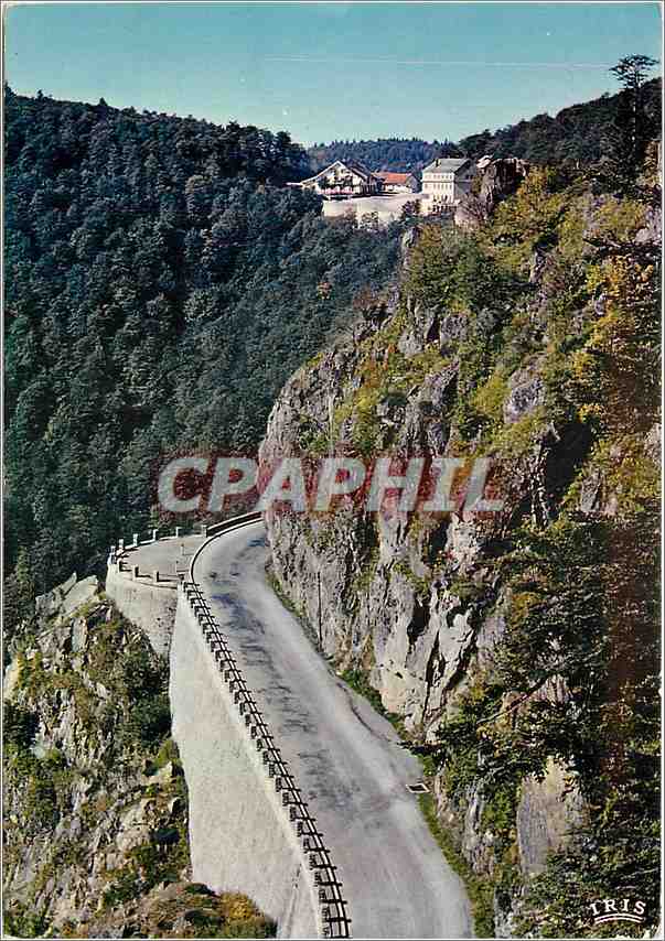 CPM Les Hautes Vosges La route de Munster et le col de la Schlucht (alt 1139 m)