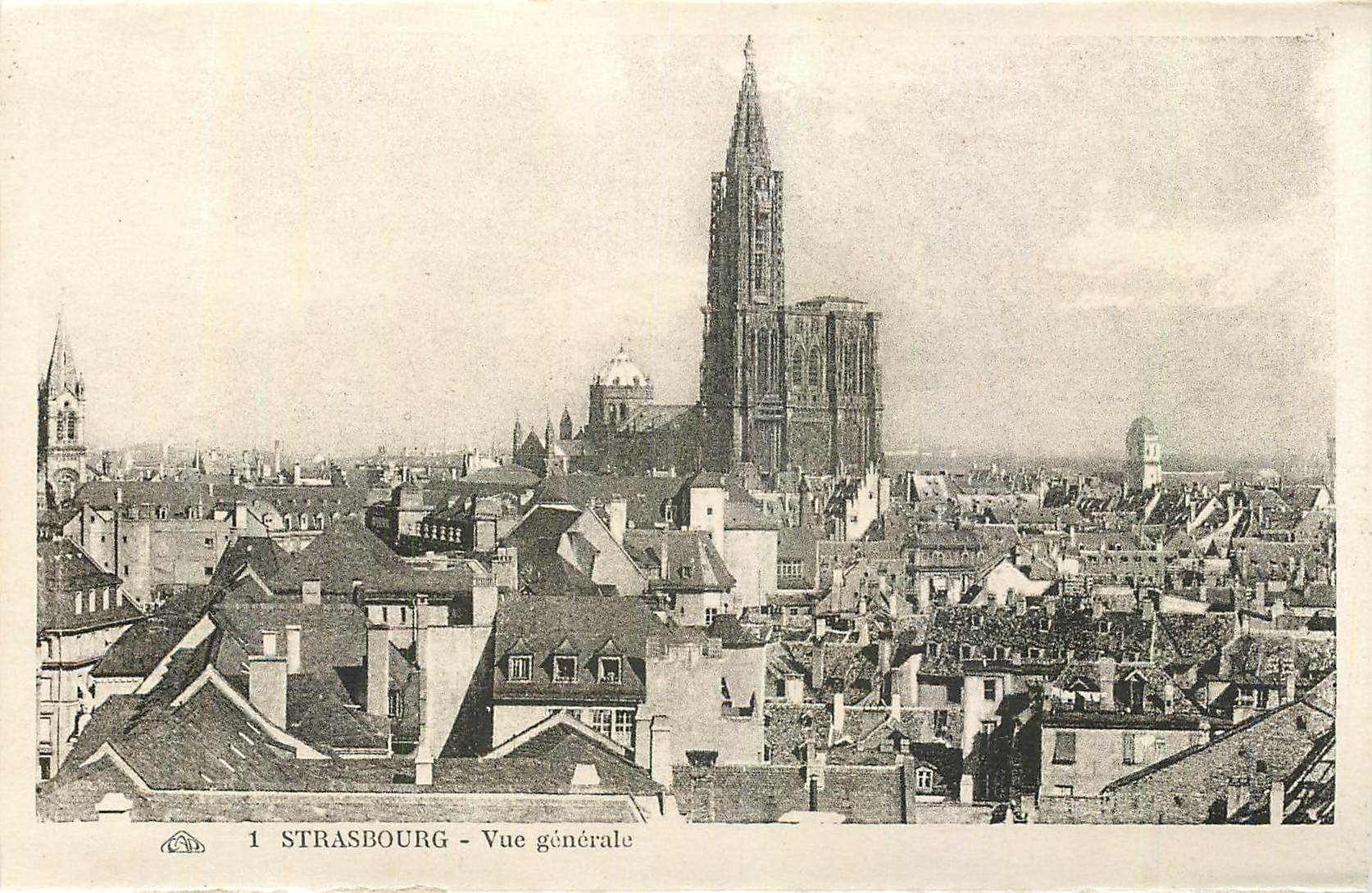 CPM Strasbourg Vue generale