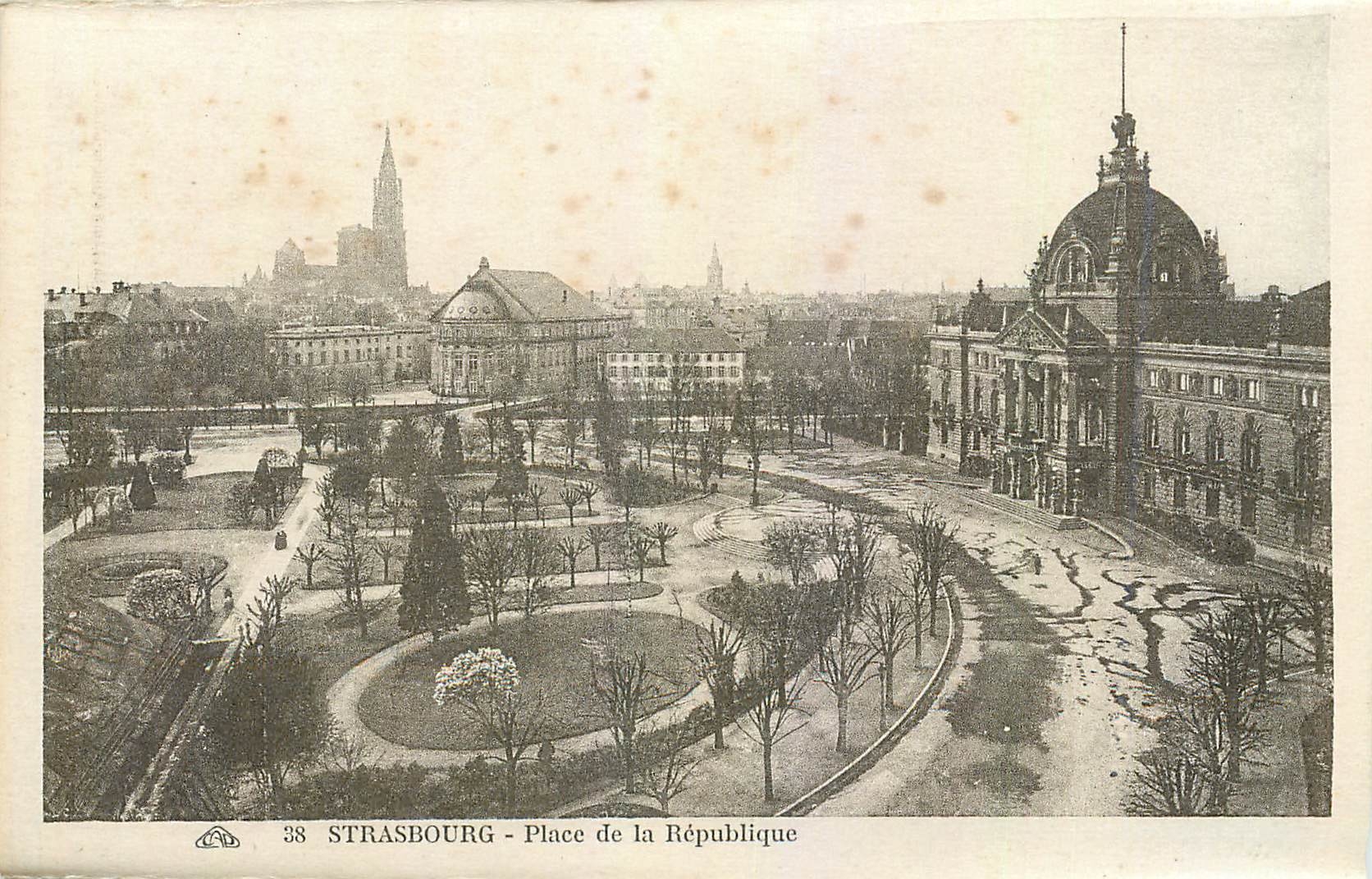 CPM Strasbourg Place de la republique