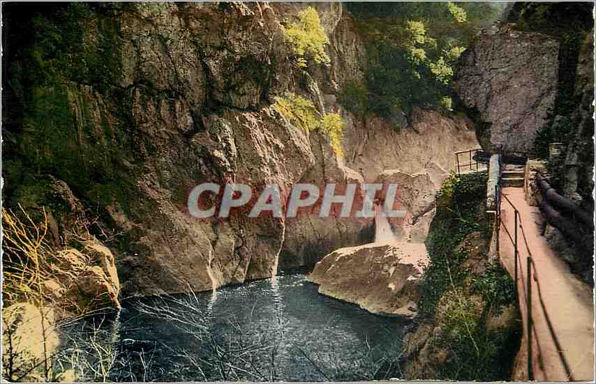 CPM Amelie les Bains (P O) Gorges de Mondeny la Fontaine miraculause