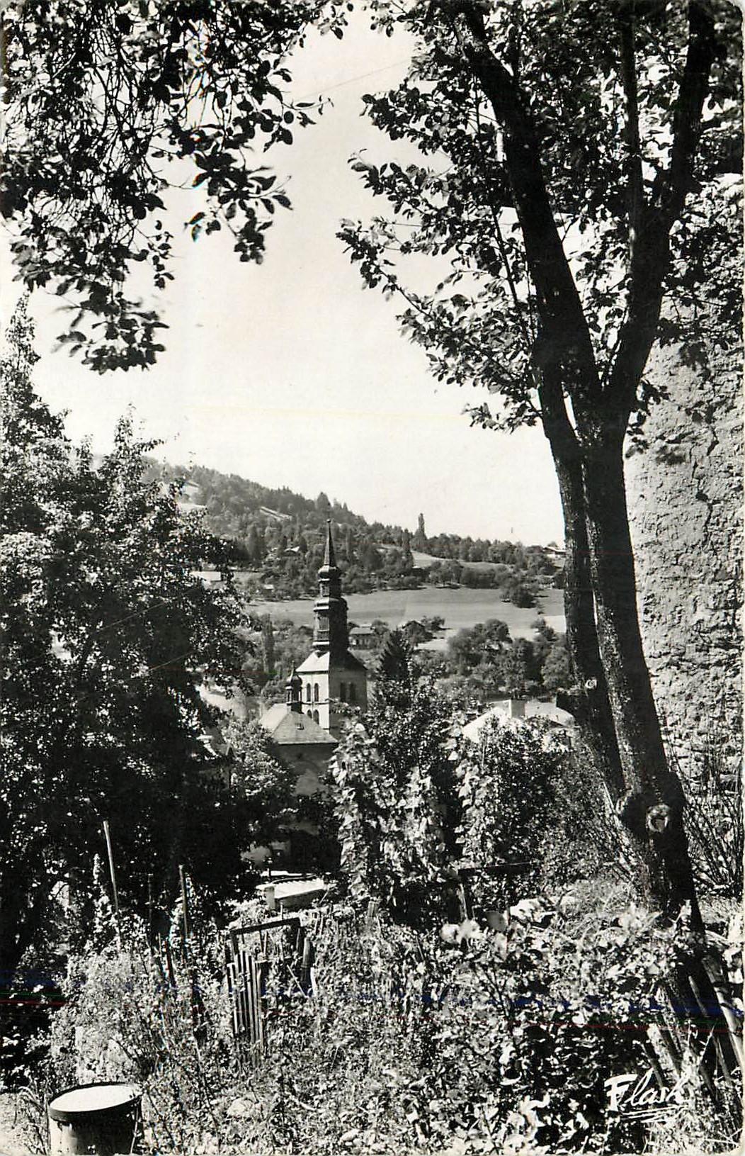 Saint-Gervais — Le Clocher vu « de Haute Tour » — Flard