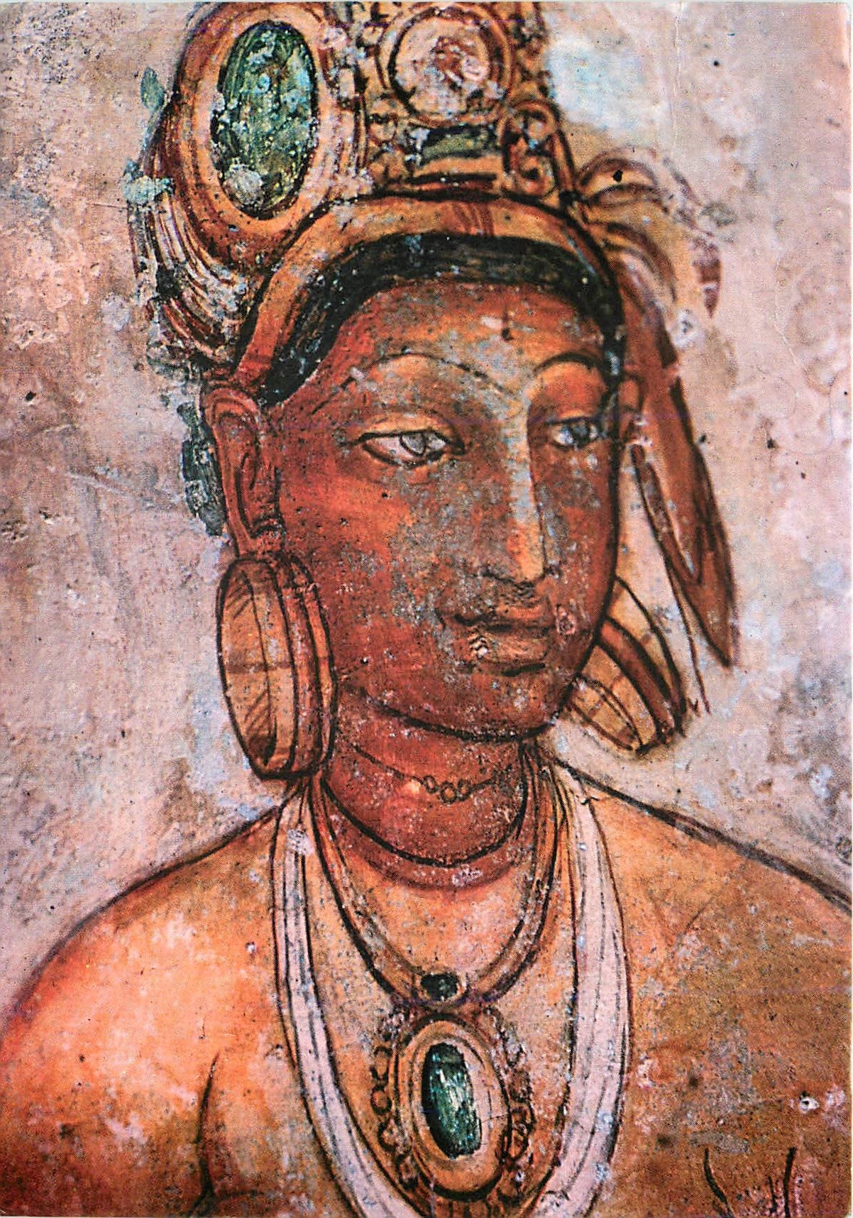 CPM Preserved Rock Paintings if ancient Artists at Sigiriya Sri Lanka