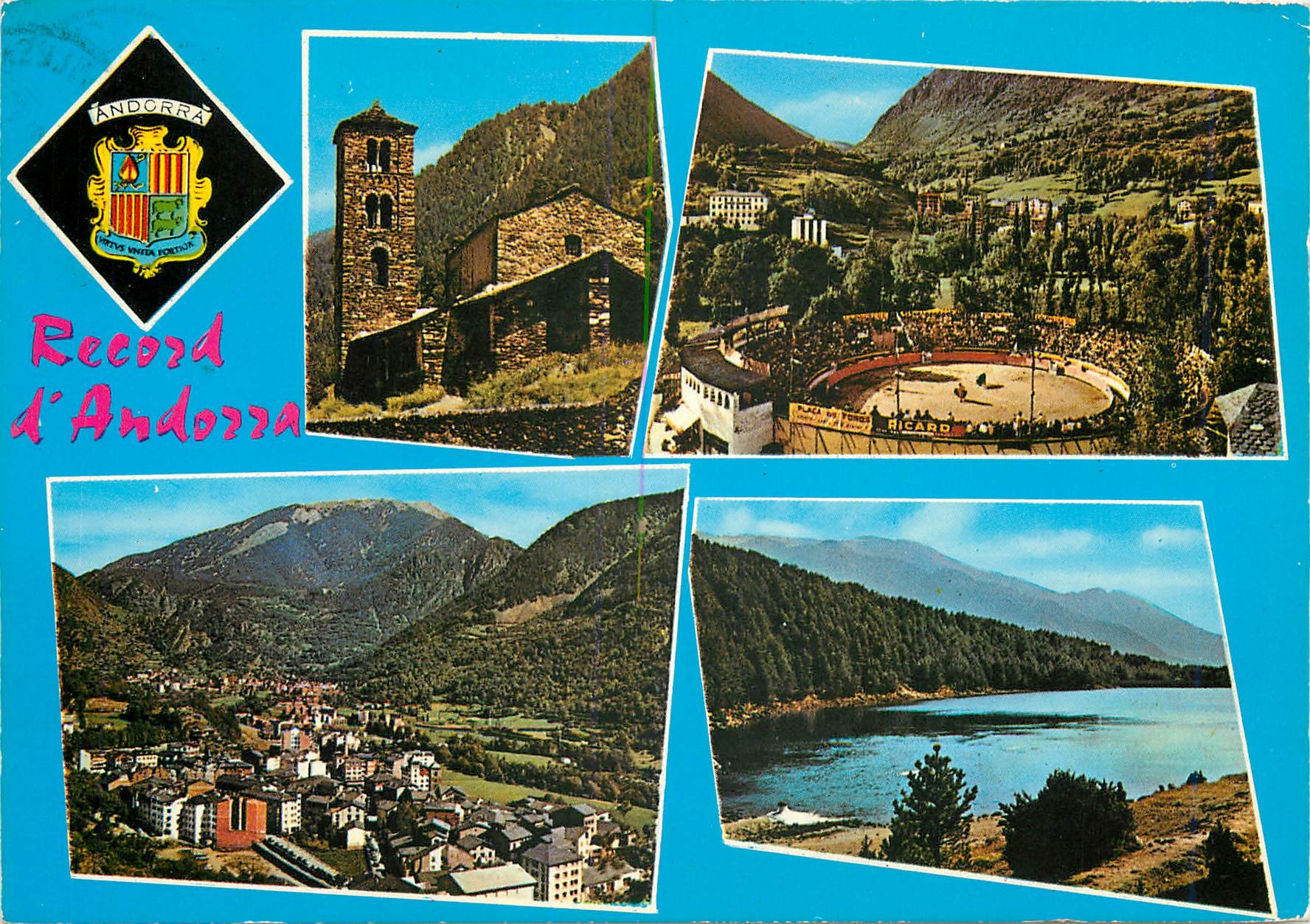 CPM Valls d'Andorra Canillo Chapelle Romane Xe s de St Jean de Caselles (alt 1560m)