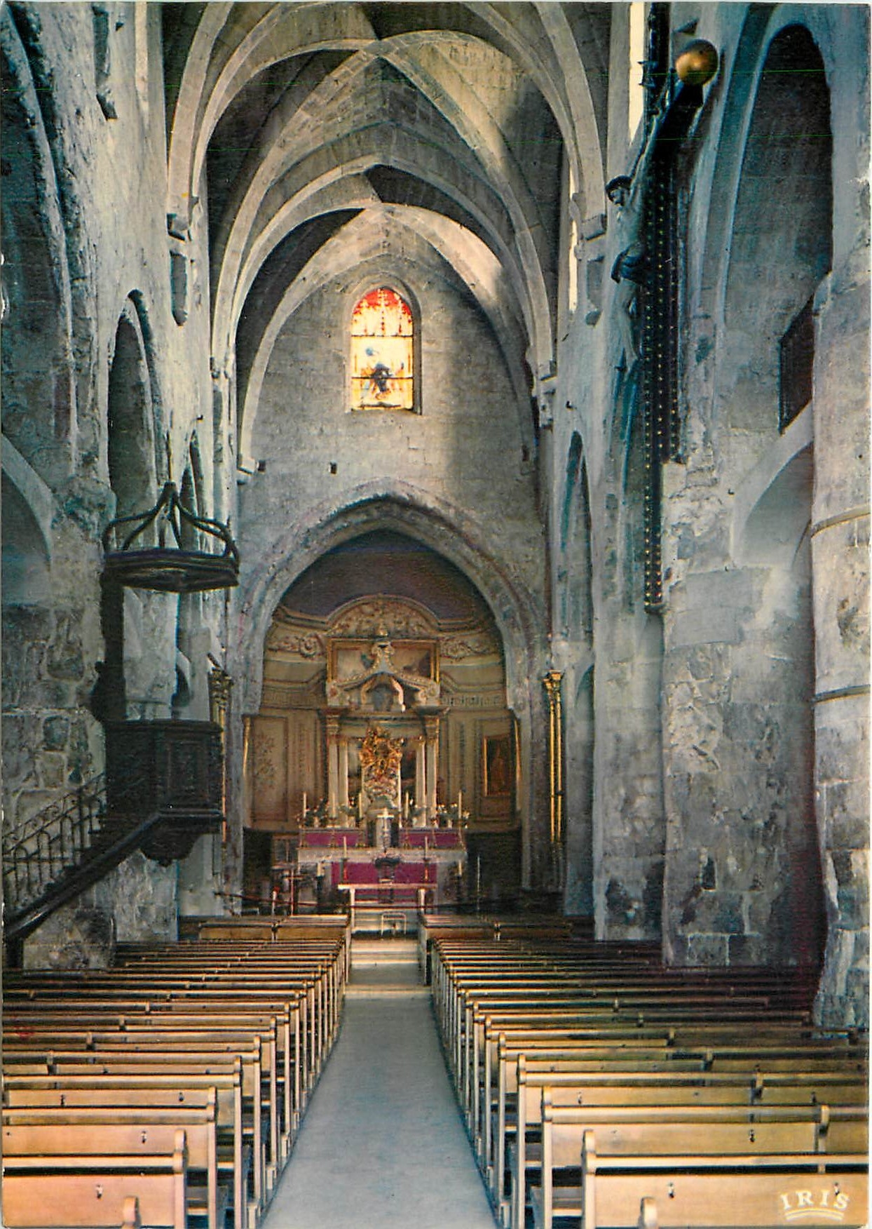 CPM Reflets de la Cote d'Azur Grasse (A Mmes) L'interieur de la cathedrale Notre Dame du XIIe s