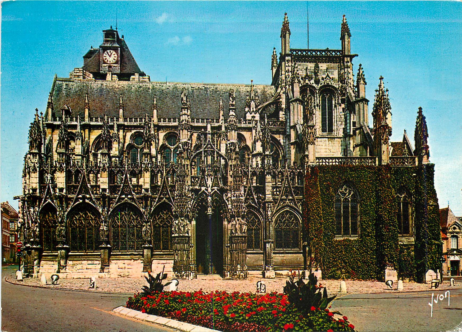 Église Notre-Dame de Louviers — Façade et Porche Royal (XVIe s.) — Éditions Yvon