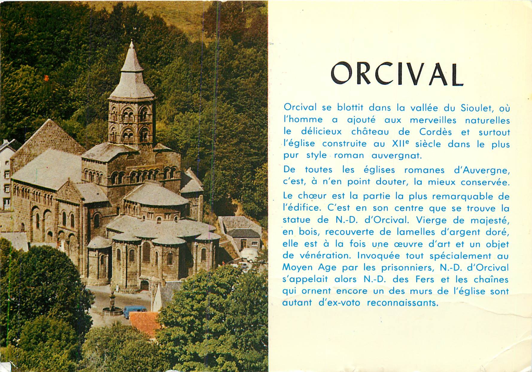 CPM Souvenir d'Orcival