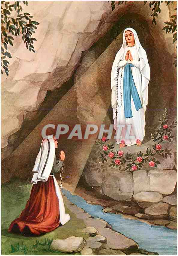 CPM Lourdes (Hautes Pyr) L'Apparition