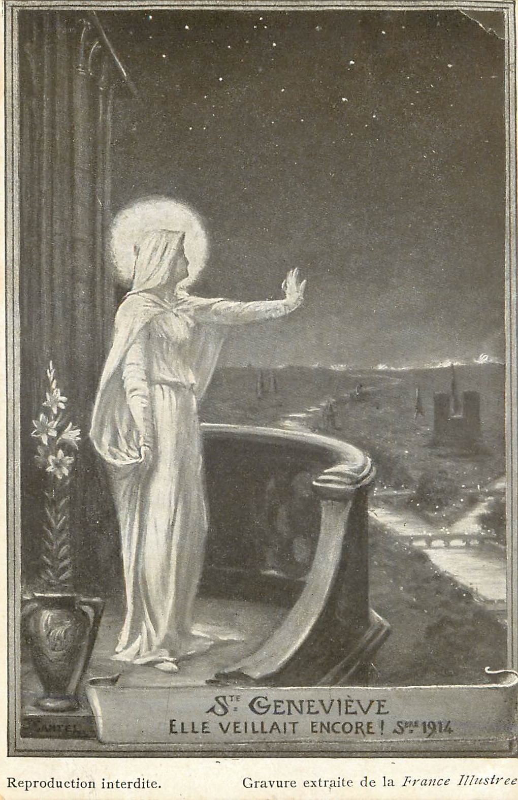 Image St Genevieve Elle veillait encore