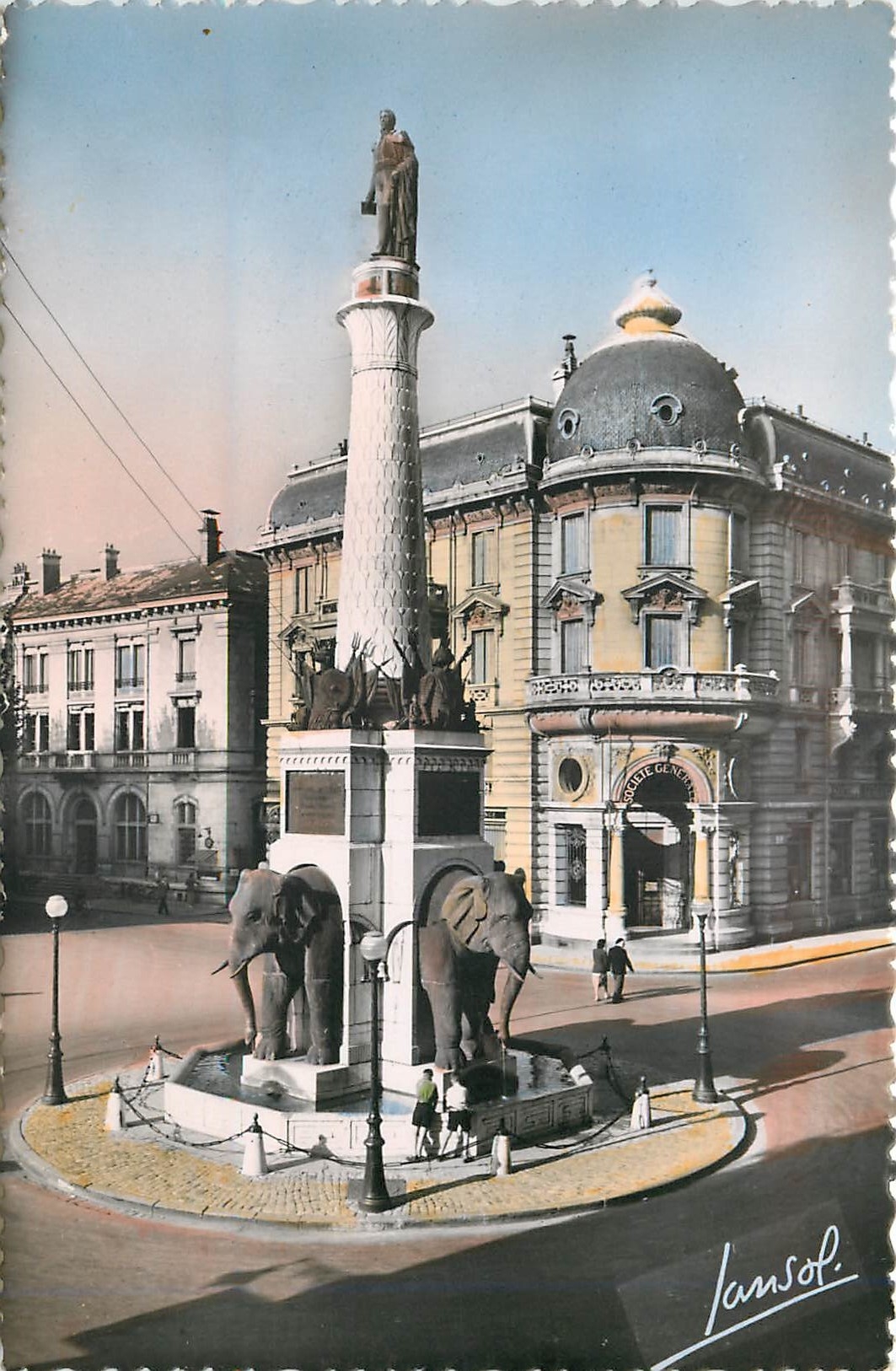 CPM Chambery (Savoie) La Fontaine des Elephants