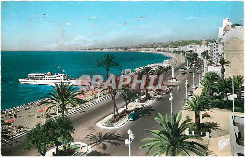 CPM Nice la Promenade des Anglais et le Gallus