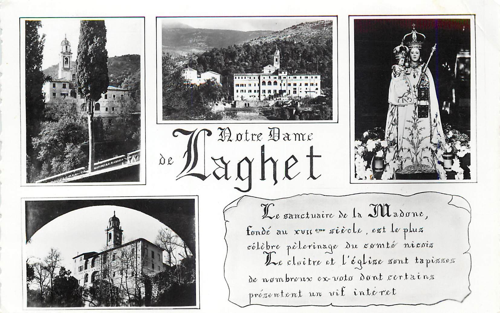 CPM Sanctuaire Notre Dame de Laghet (Alpes Mammes)