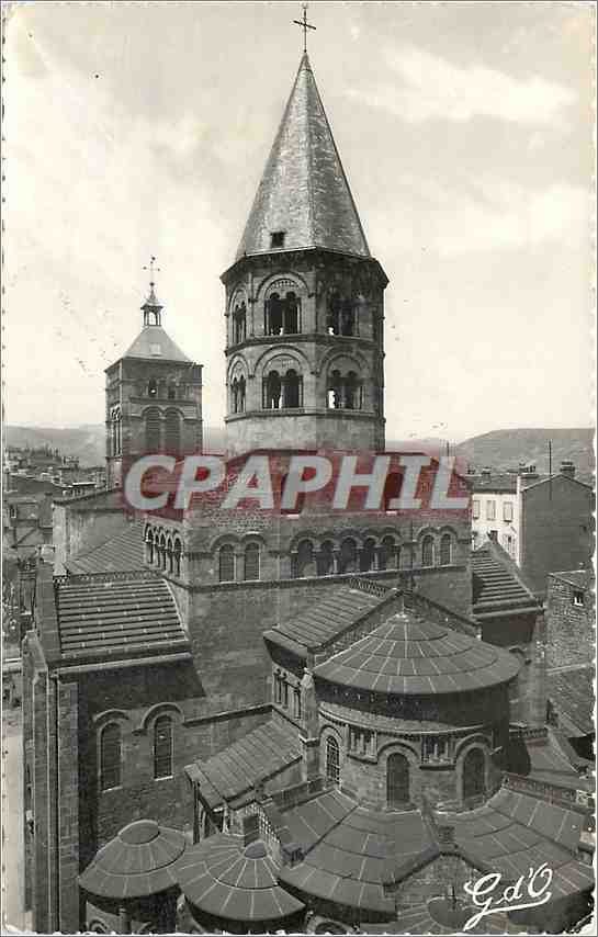 CPM L'Auvergne Clermond Ferrand Eglise Notre Dame du Port (XIIe s) Un des types les plus parfaits de