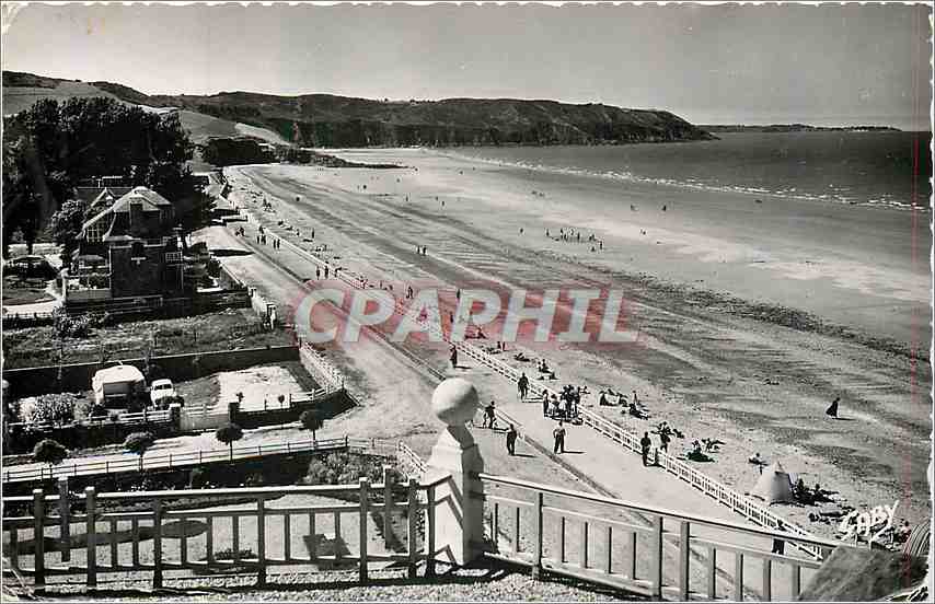CPM Les Rosaires (C du N) La Plage vers la Pointe de Pordic