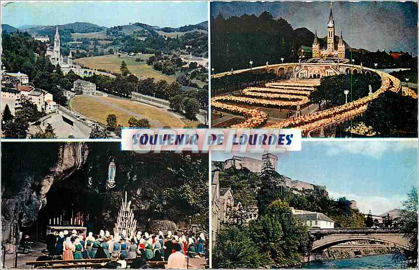 CPM Souvenir de Lourdes