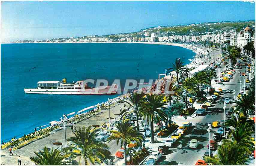 CPM La Cote d'Azur Nice La Promenade des Anglais et la Baie des Anges