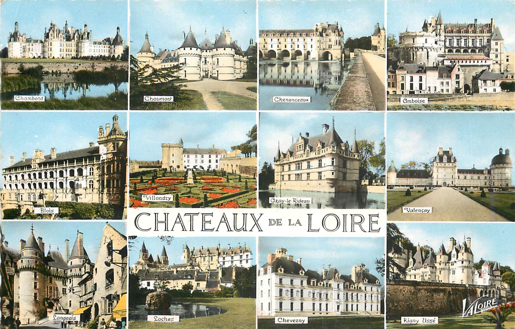 CPM Les Merveilles du Val de Loire ses Chateau
