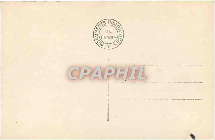 CPM Abbaye du Mont Saint Michel Crypte des Gros Piliers — Verso