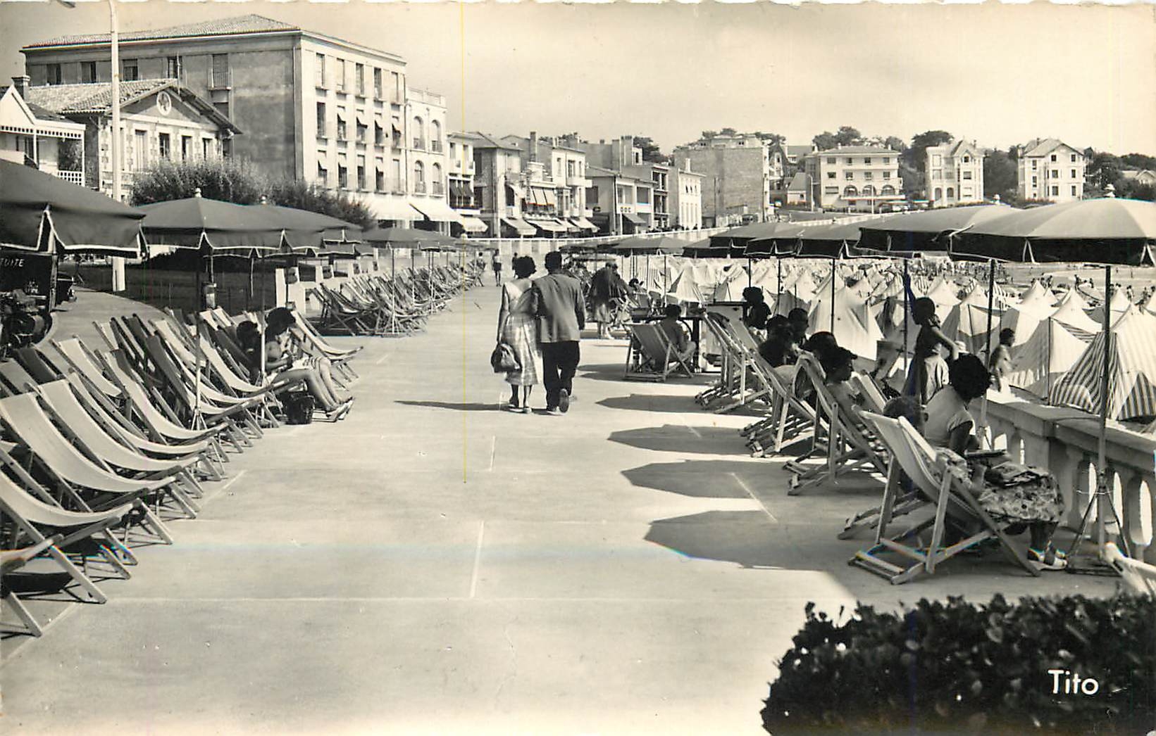 CPM Pontaillac Royan Promenade de la facade Verthamon