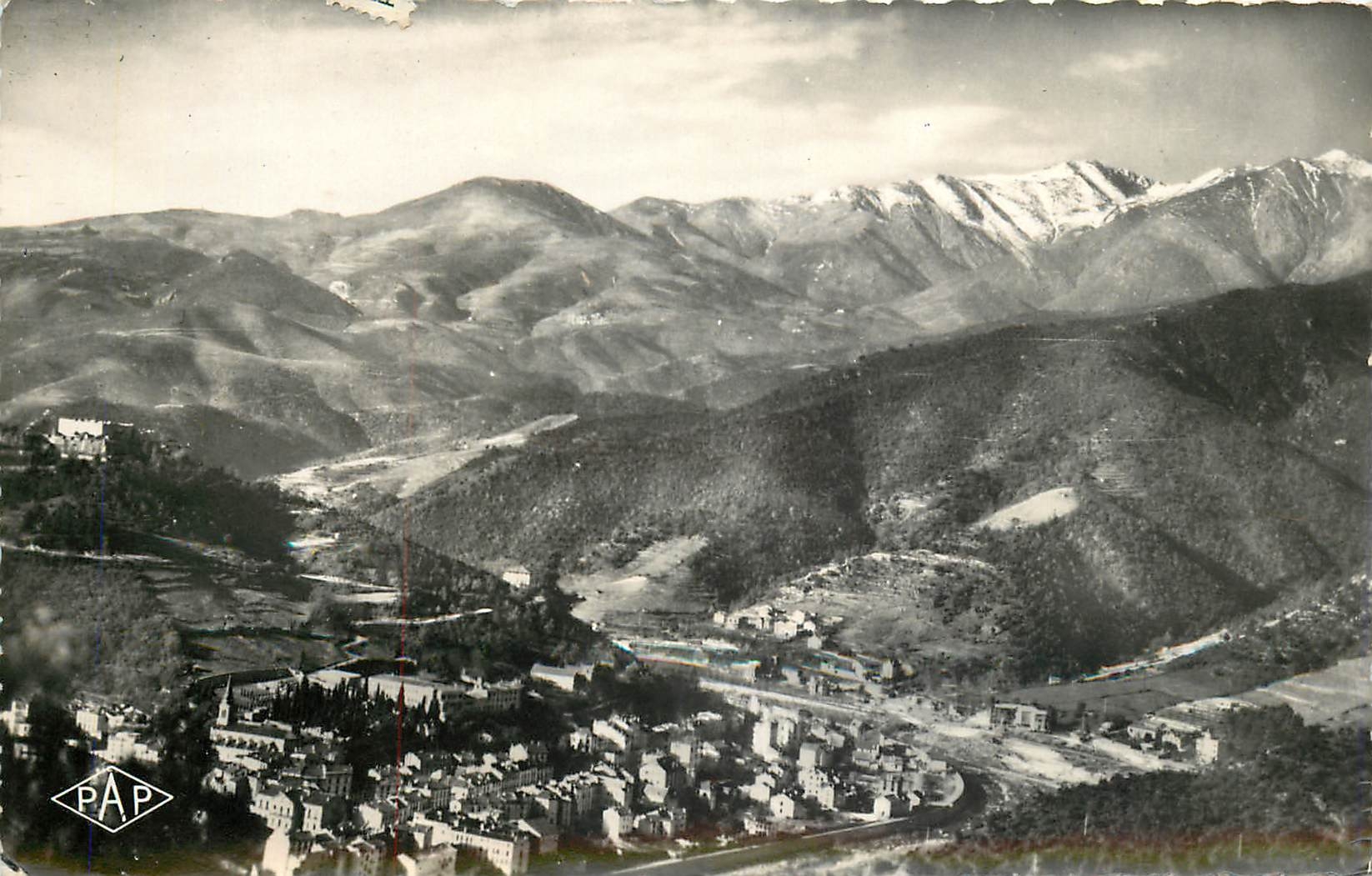 CPM Amelie les Bains Palalda Vue generale et le Canigou