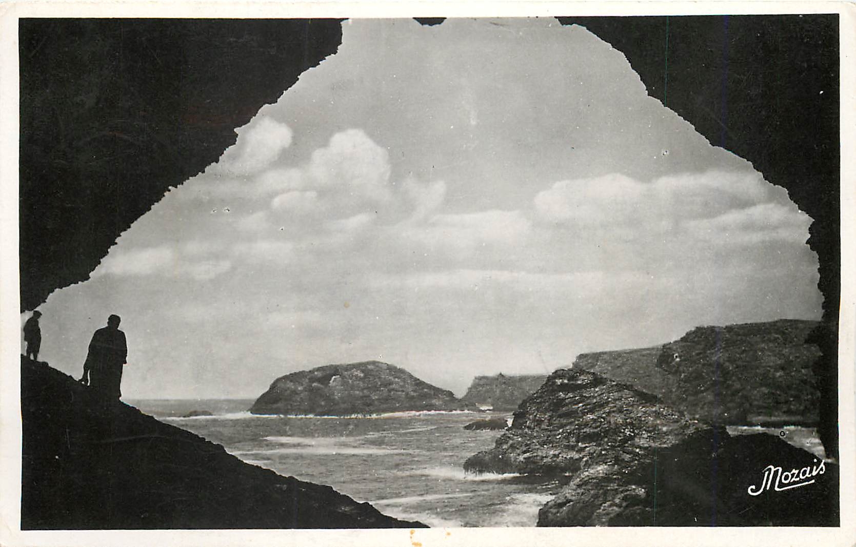 Grotte de la Morais — vue depuis l'intérieur — Morais