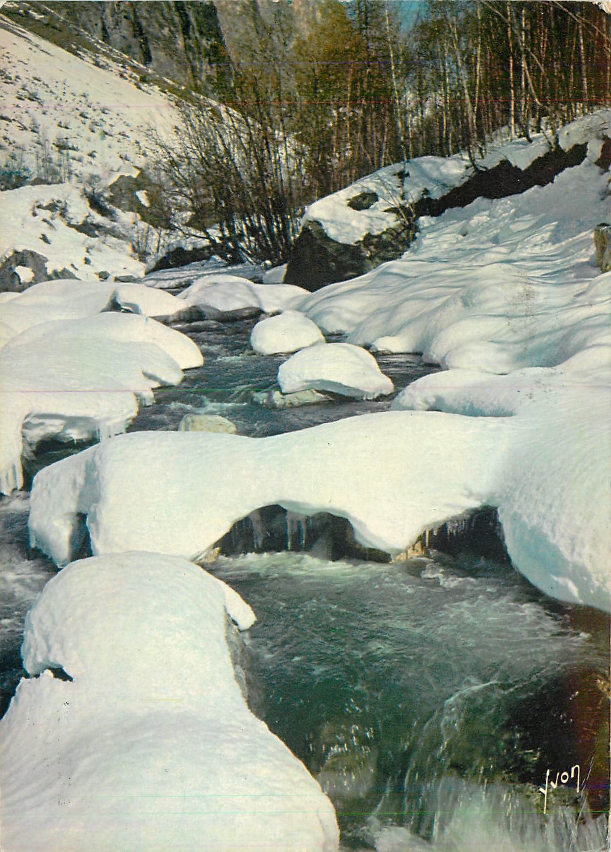 CPM En France Paysage de Neige