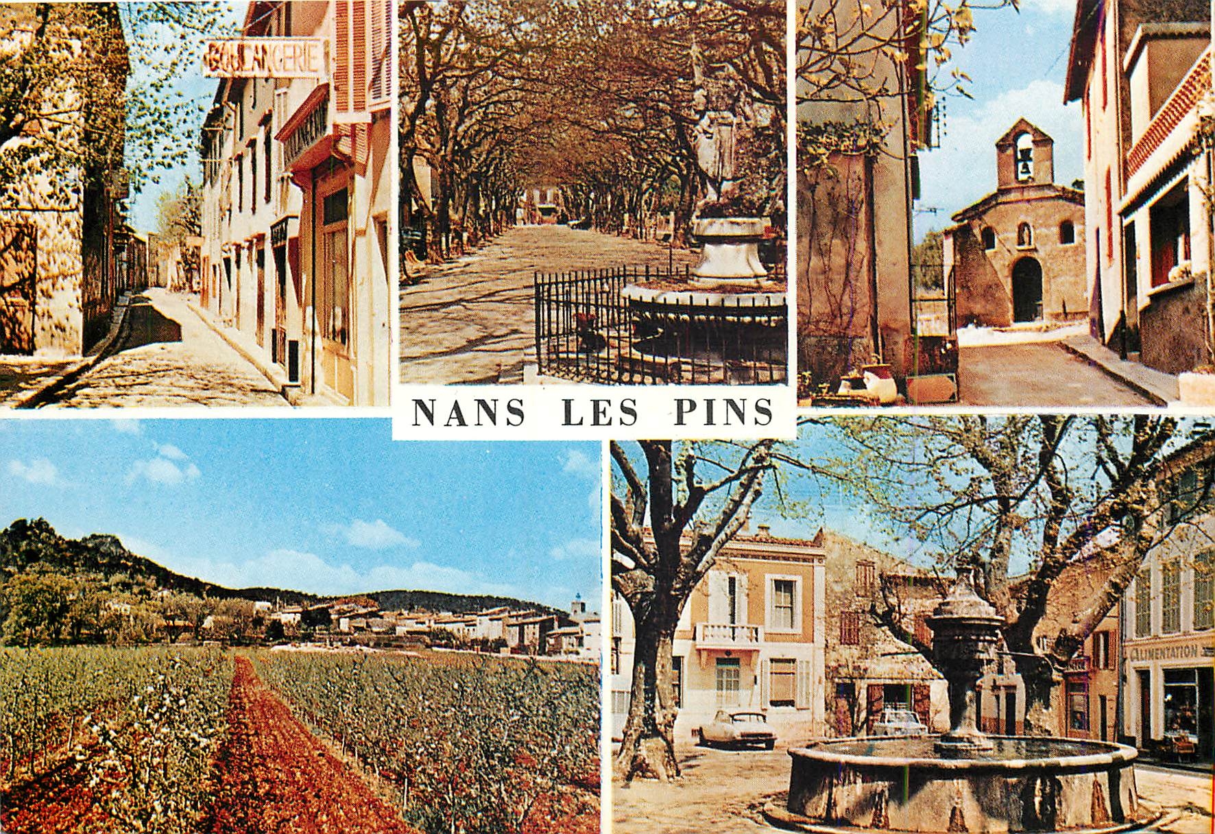 CPM La Provence Pittoresque Mans les Pins (Var) Alt 440 m Souvenir