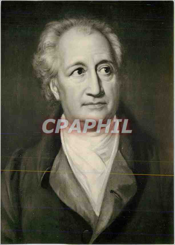 CPM Goethehaus Frankfurt am Main Goethe 1828 Nach dem Bild Josef Kart Sitelet