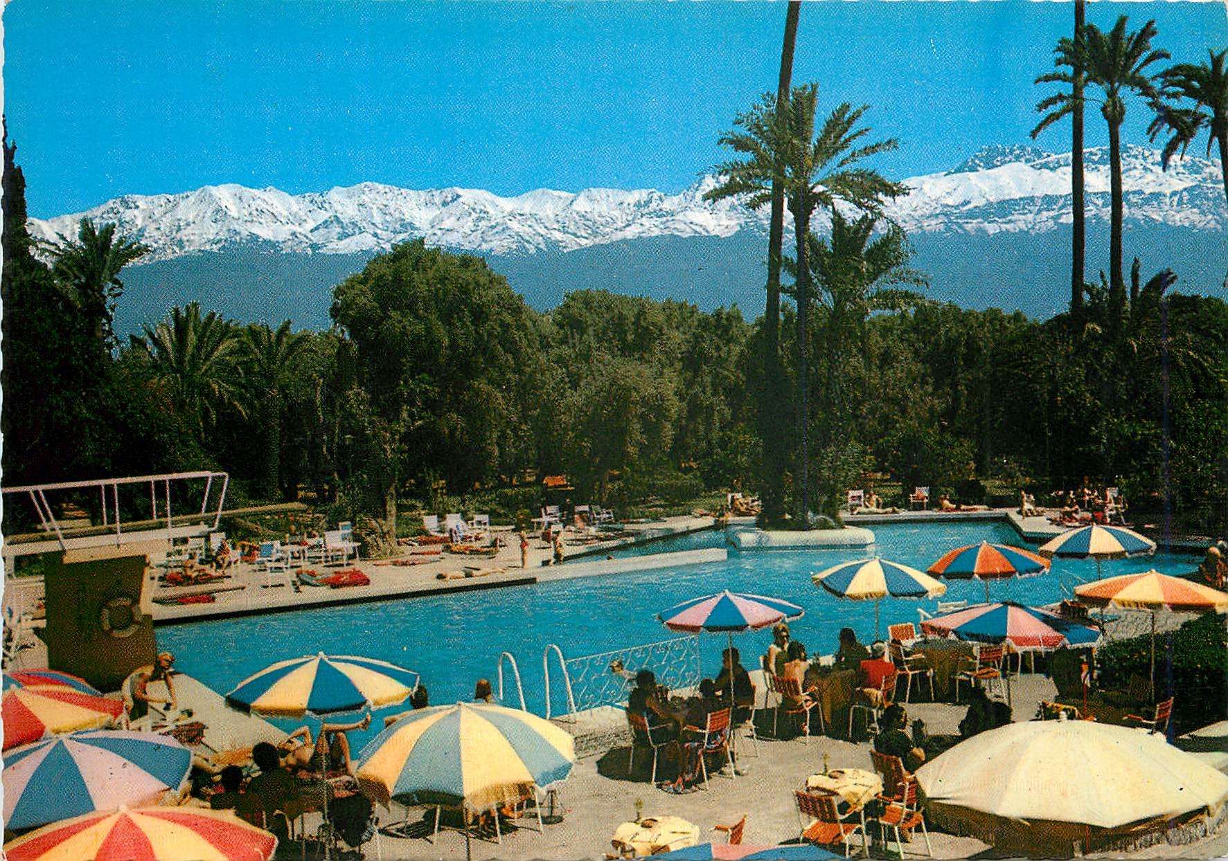 CPM Le Maroc Pittoresque Marrakech Hotel (Mamounia Luxe