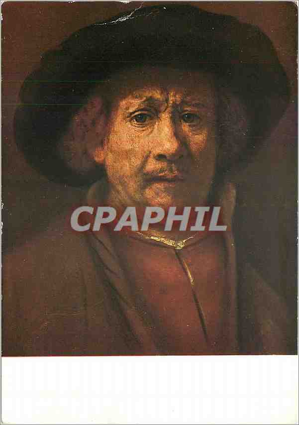 CPM Rembrandt Harmensz Van Ryn (1606 1669) son portrait par lui meme