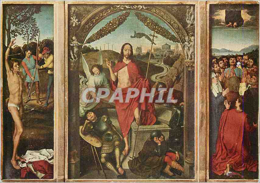 CPM Hans Memling VERS 1430 1494 Martyre de saint Sebastien
