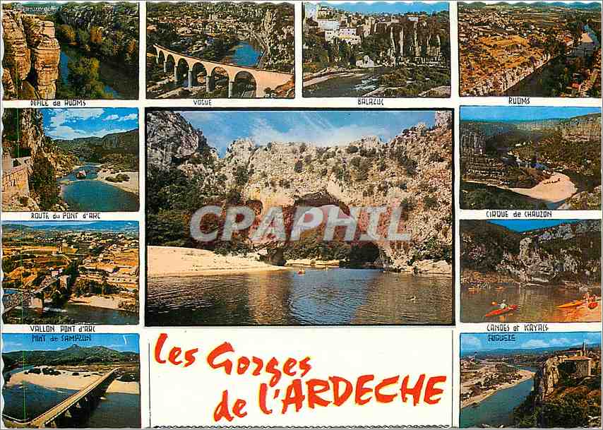CPM Les Grands Paysages du Vivarais Les Gorges de l'Ardeche