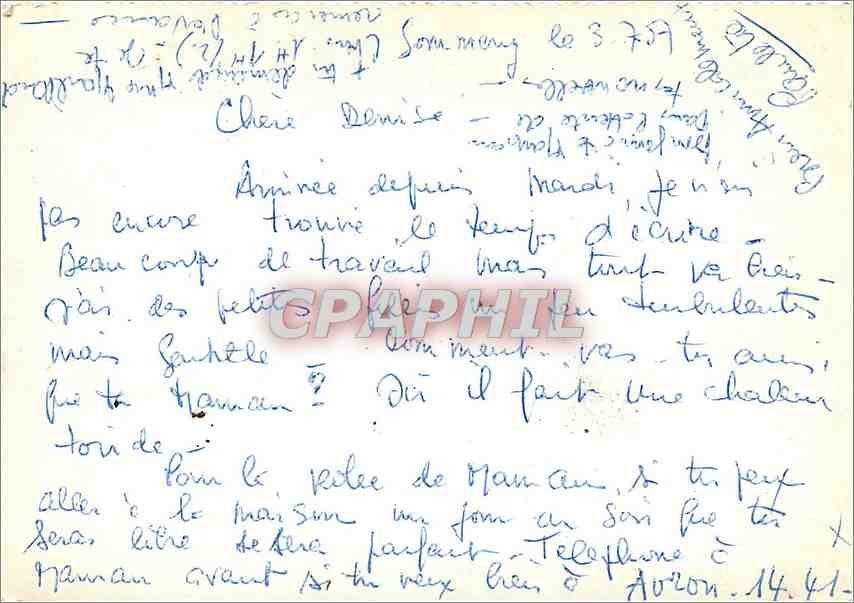 CPM Château — Verso