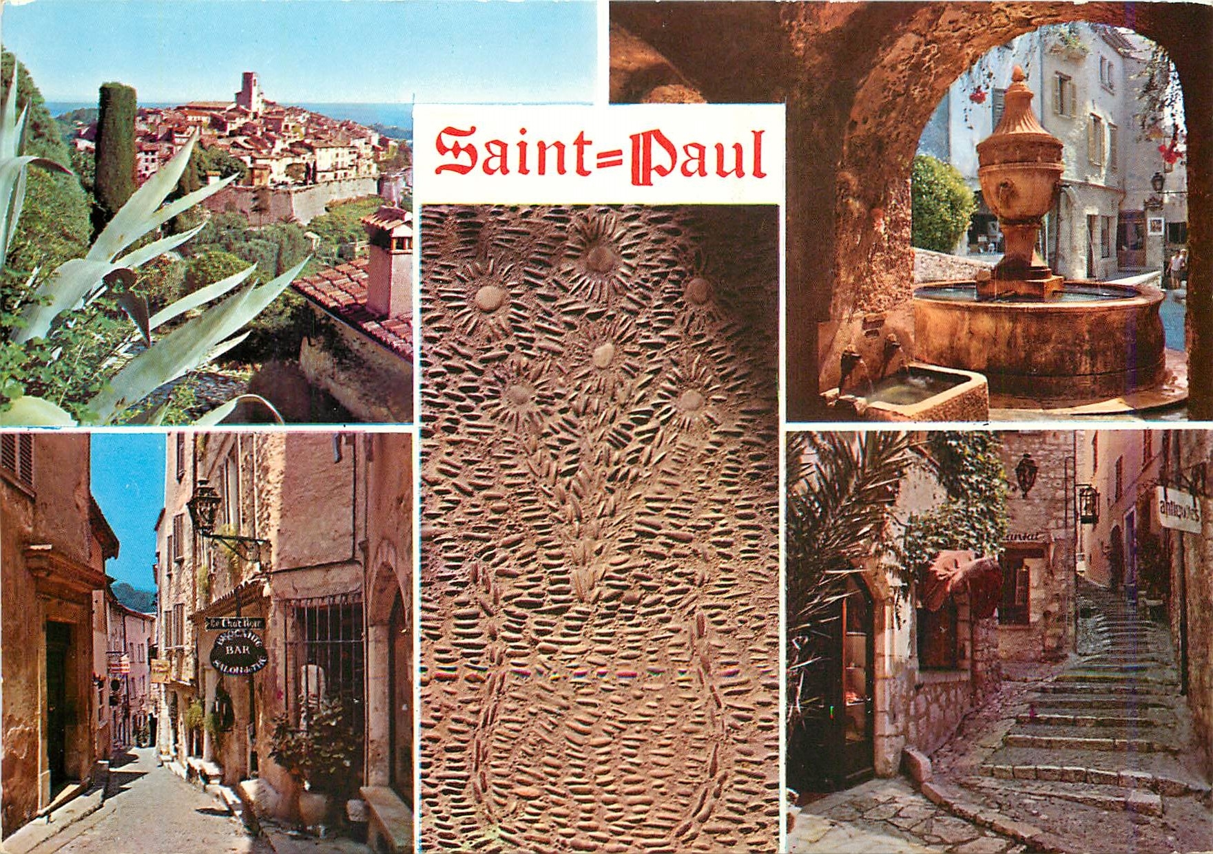 CPM Saint Paul Cote d'Azur Franch Riviera
