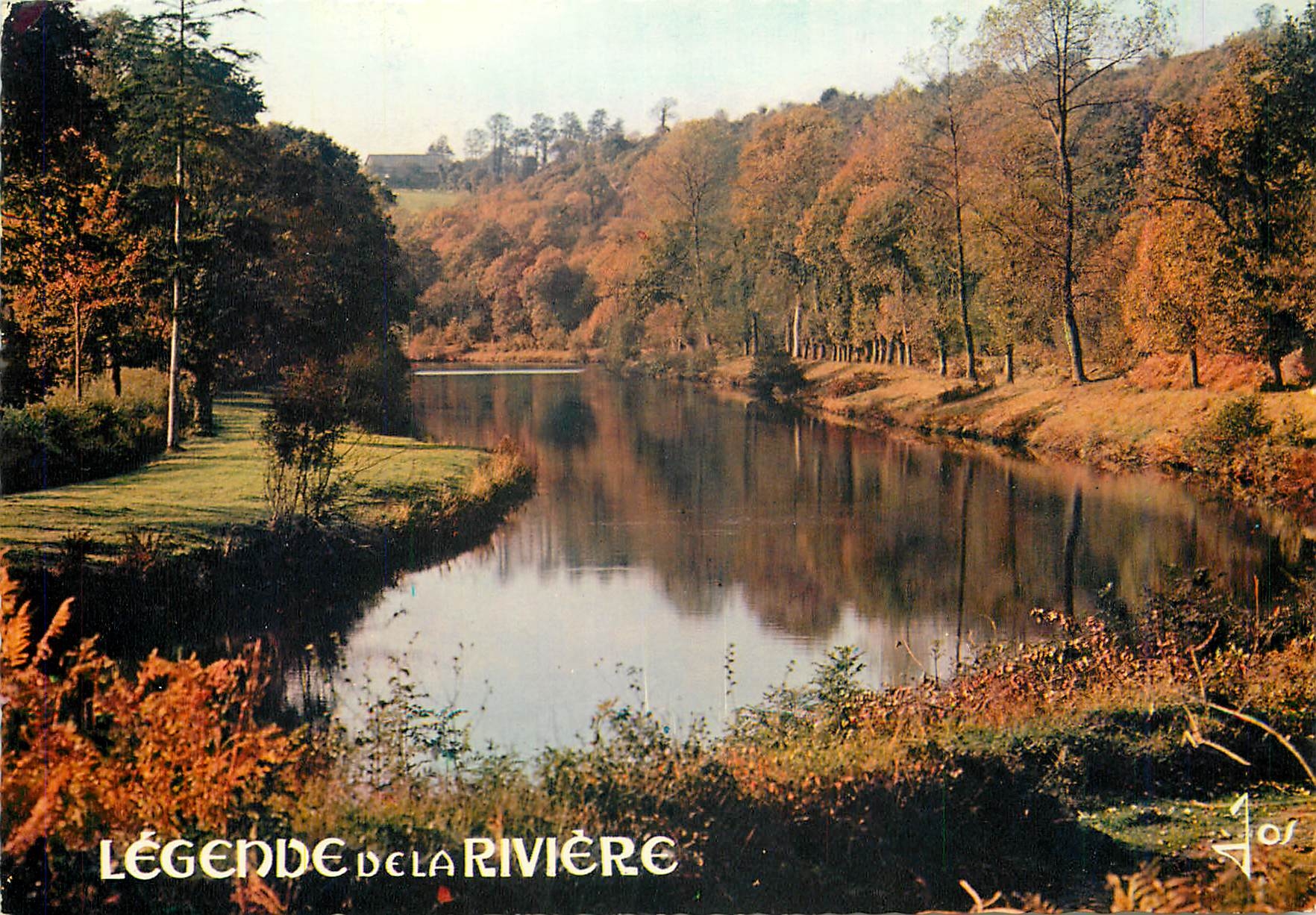 CPM La Bretagne en couleurs les bords de l'Aulne Legende de la riviere